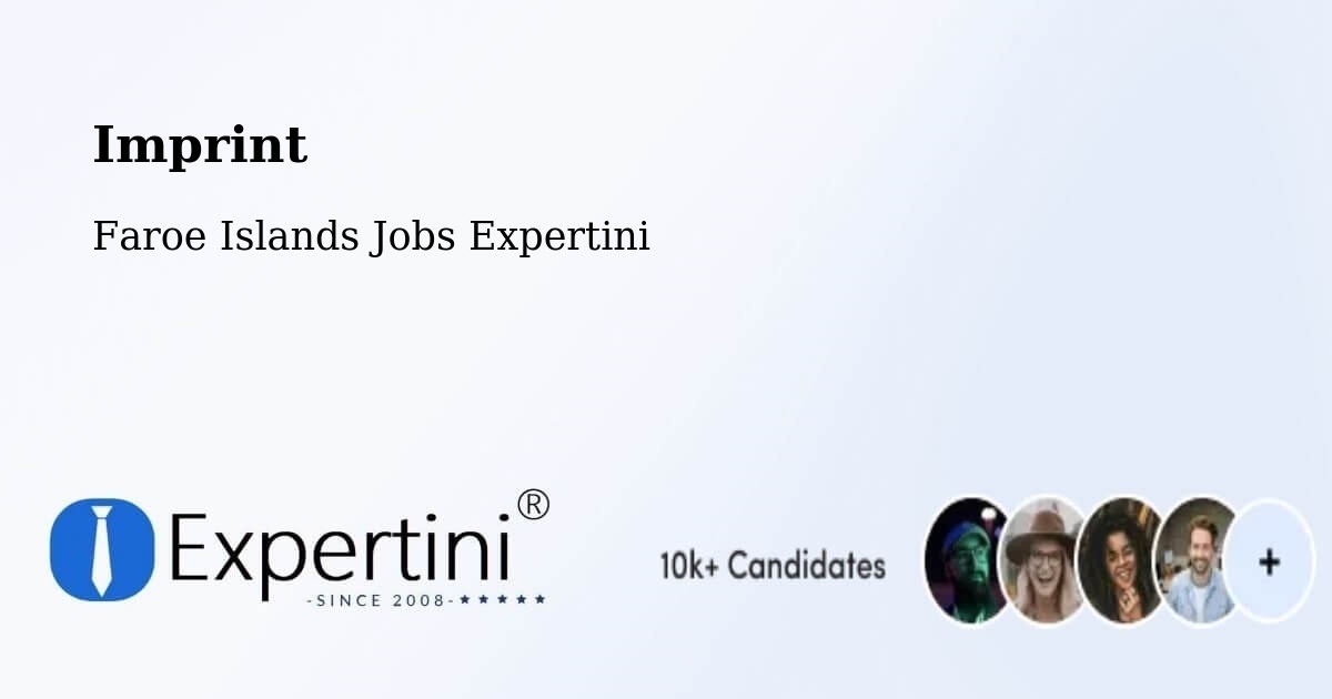 Imprint – Gøta - Faroe Islands Jobs Expertini